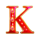 cash cats k symbol icon