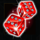 cash cave dices symbol icon