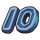 cash crooks 10 symbol icon