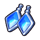 cash crooks earrings symbol icon