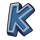 cash crooks k symbol icon