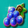 cash eruption grapes symbol icon