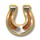 cash goddess horseshoe symbol icon