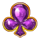 cash multipliers respin purple gem club symbol icon