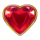 cash multipliers respin ruby heart symbol icon