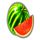 cash n fruits 100 melon symbol icon
