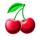 cash n fruits hold and win cherry symbol icon