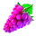 cash n fruits hold and win grapes symbol icon