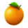 cash n fruits hold and win orange symbol icon