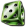 cash streak dice 5 symbol icon