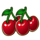 cash strike cherries symbol icon