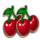 cash strike fire lock cherries symbol icon