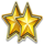 cash strike fire lock stars symbol icon