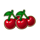 cash strike hotstepper 2 cherries symbol icon