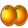 cash strike oranges symbol icon