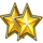 cash strike stars symbol icon