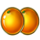 cash strike triple fire oranges symbol icon