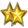 cash strike triple fire stars symbol icon