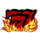 cash wheel blazing 777 triple double jackpot wild 3 seven symbol icon