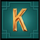 cashbah cafe gold k symbol icon