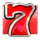 cashpot strike 7s red symbol icon
