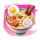 cat waifu ramen symbol icon
