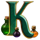 cauldron of cash k symbol icon