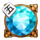 cave of gems dice blue jewel symbol icon
