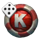 cave of gems dice k symbol icon