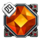 cave of gems dice orange jewel symbol icon