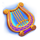celestial flash of zeus harp symbol icon