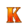 celestial moon riches k symbol icon