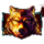 celestial moon riches wolf symbol icon