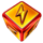 chance machine 100 dice thunder symbol icon