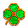 chance machine 5 clover symbol icon