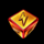 chance machine 5 dice lightning bolt symbol icon