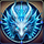 chaos and dragons blue symbol icon