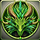 chaos and dragons green symbol icon