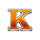 charge bison k symbol icon