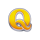 charge bison q symbol icon