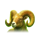 charge bison ram symbol icon