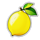 chase the fruits lemon symbol icon