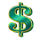 cheeky cherry dollar symbol icon