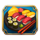 cheesy luck triple fortune sushi symbol icon
