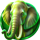 cheetah wild elephant symbol icon