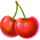 cherry boom christmas cherry symbol icon