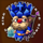 chessmate blue king symbol icon