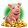 chests of cai shen infinity pig symbol icon