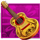 chica alegre 5 guitar symbol icon
