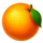 chicken crown orange symbol icon